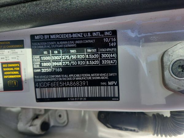 2017 MERCEDES-BENZ GLS GLS450-4M