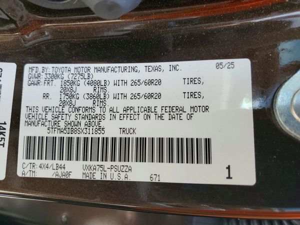 2025 TOYOTA TUNDRA 1794