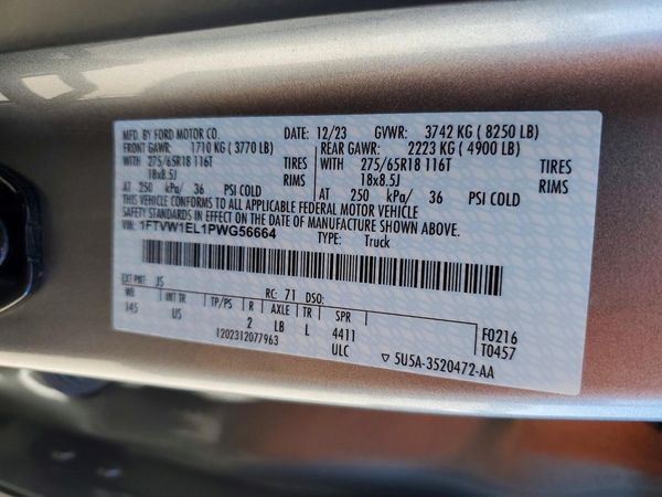 2023 FORD F150 SuperCrew