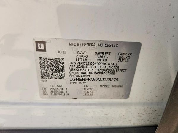 2021 CHEVROLET TRAVERSE LS