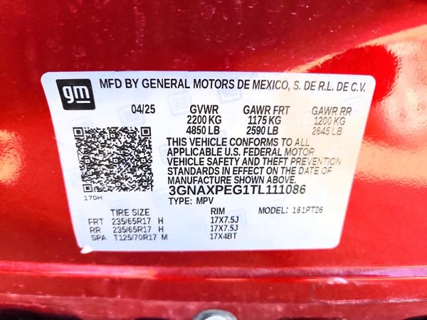 2026 CHEVROLET EQUINOX 2LT
