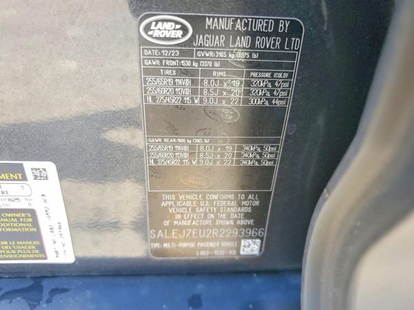 2024 LAND ROVER DEFENDER 110 S