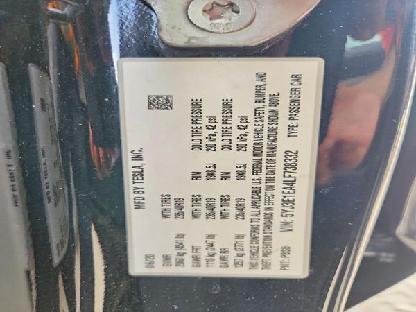 2020 TESLA MODEL 3
