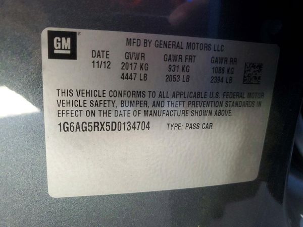 2013 CADILLAC ATS Standard