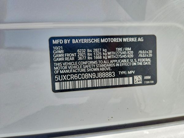 2022 BMW X5 xDrive40i