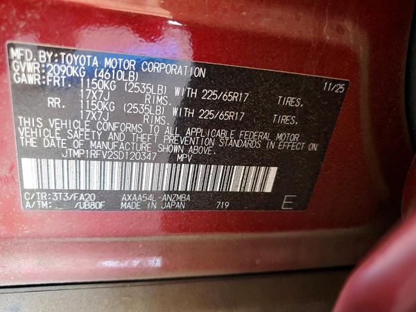 2025 TOYOTA RAV4