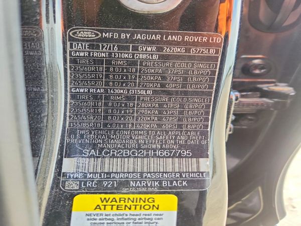 2017 LAND ROVER DISCOVERY SPORT HSE