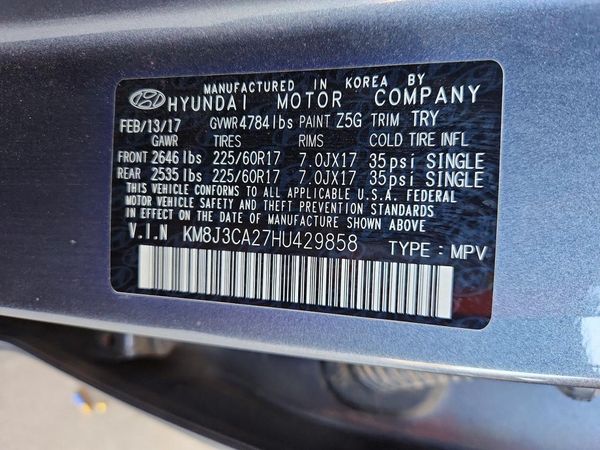 2017 HYUNDAI TUCSON