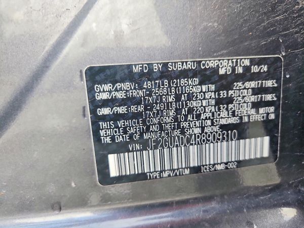 2024 SUBARU CROSSTREK Premium