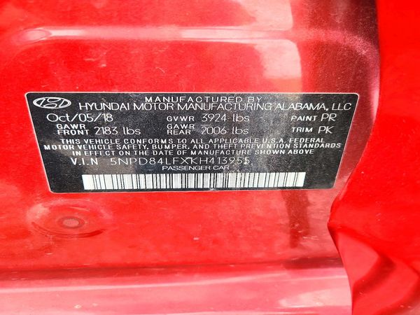 2019 HYUNDAI ELANTRA