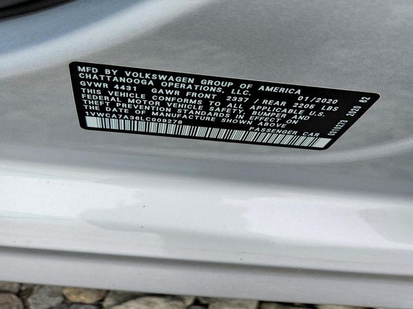 2020 VOLKSWAGEN PASSAT SEL
