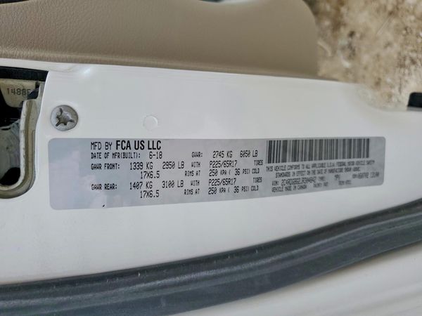 2018 DODGE GRAND CARAVAN SE