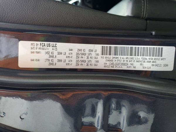 2015 DODGE DURANGO Limited