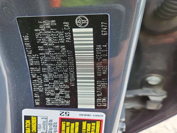2025 TOYOTA CAMRY