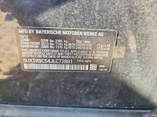 2018 BMW X3 sDrive30i