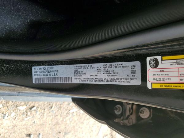 2020 RAM 1500 Big Horn, Lonestar