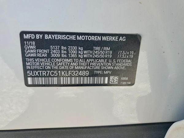 2019 BMW X3 sDrive30i