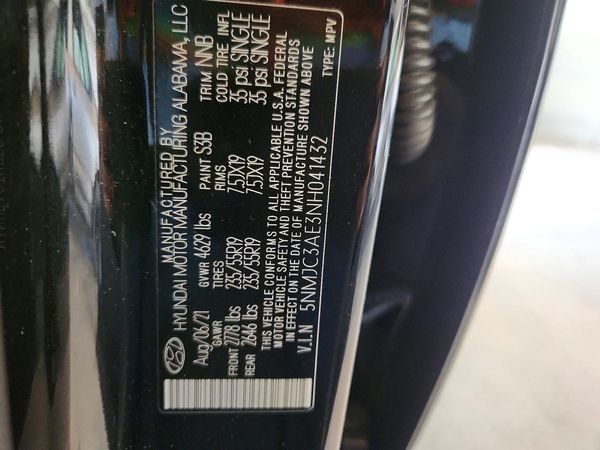 2022 HYUNDAI TUCSON SEL Premium Pkg