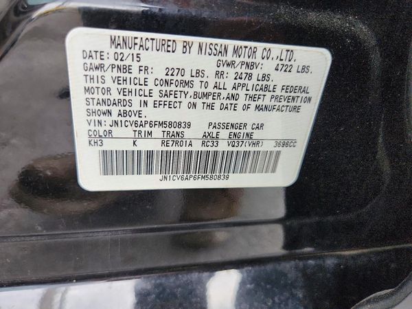 2015 INFINITI Q40