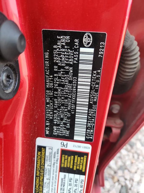 2014 TOYOTA CAMRY