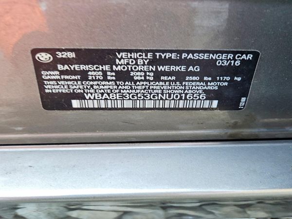 2016 BMW 328 xDrive SA