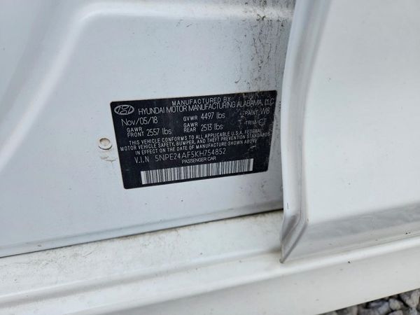 2019 HYUNDAI SONATA Eco Turbo, SE