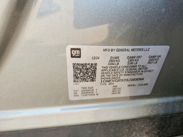 2025 CHEVROLET TRAVERSE LT