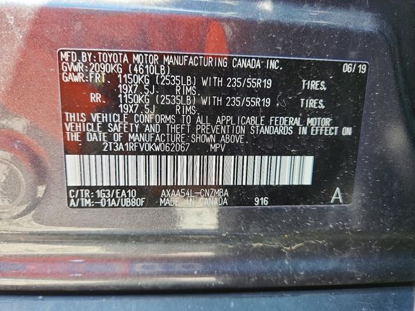2019 TOYOTA RAV4