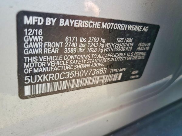 2017 BMW X5 xDrive35i