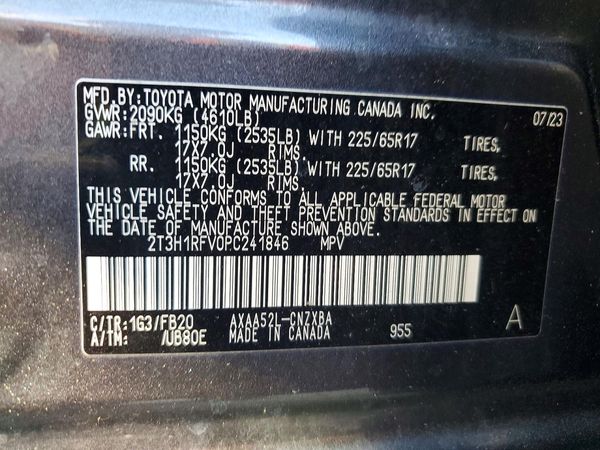 2023 TOYOTA RAV4 LE