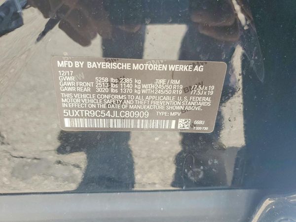 2018 BMW X3 sDrive30i