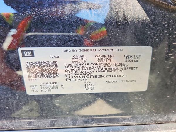 2019 CADILLAC XT5 Luxury