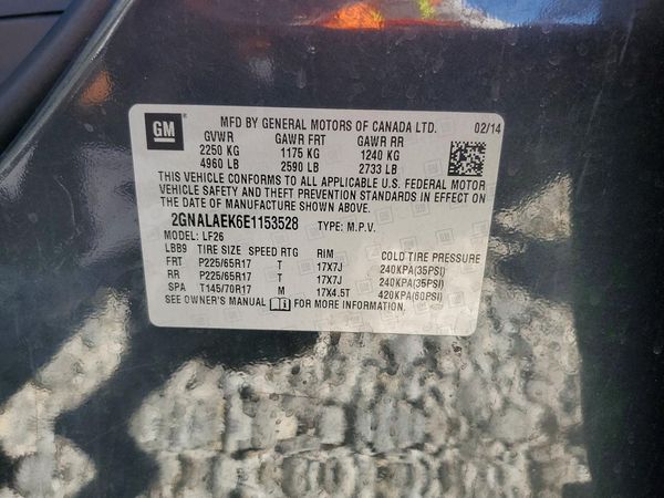 2014 CHEVROLET EQUINOX LS