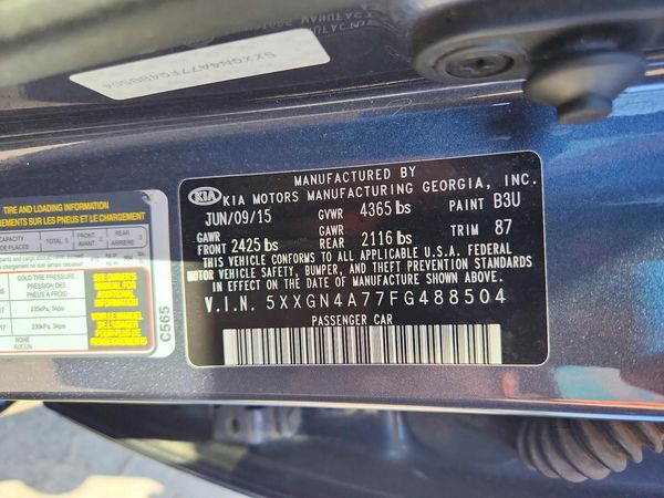 2015 KIA OPTIMA