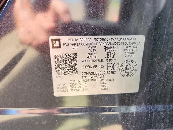 2020 CHEVROLET EQUINOX LT (1LT)
