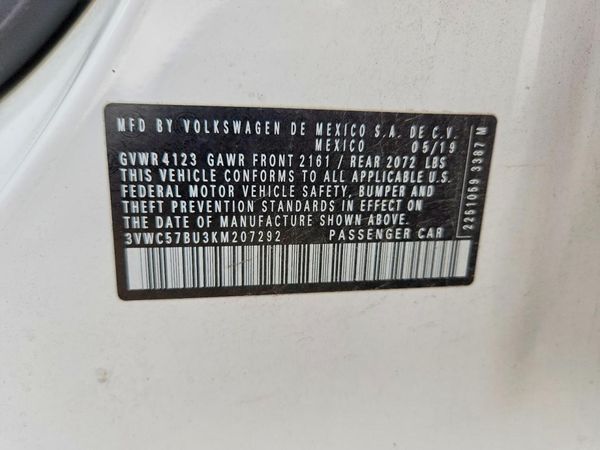 2019 VOLKSWAGEN JETTA S, SE, R-Line