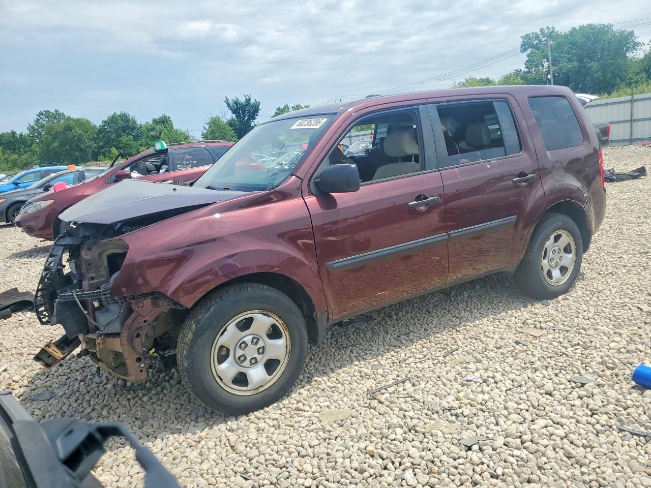 2013 HONDA PILOT LX — Front 3/4