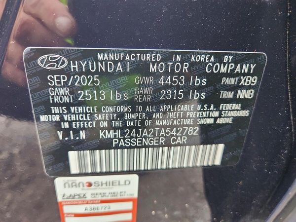 2026 HYUNDAI SONATA