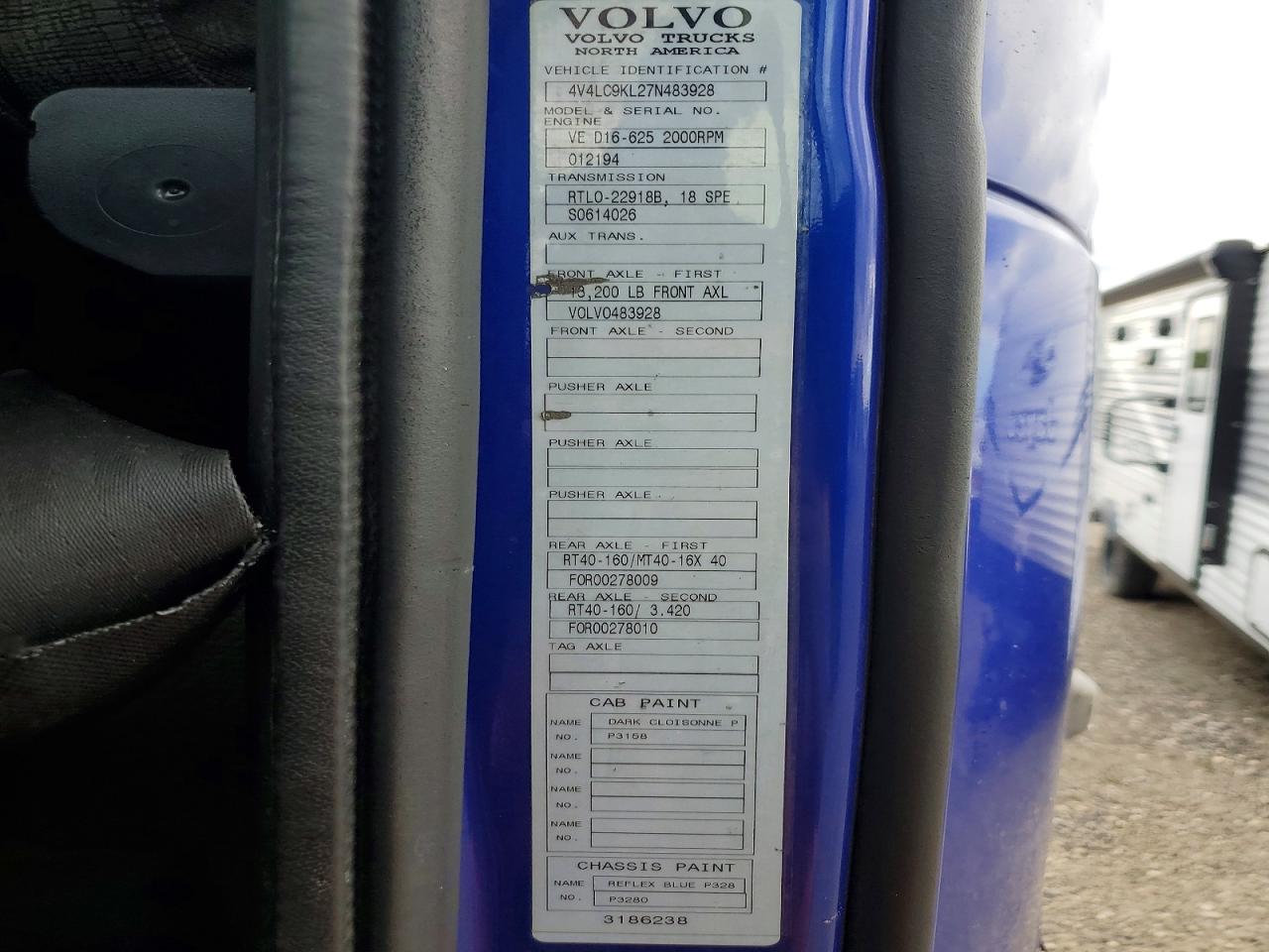 2007 VOLVO VT