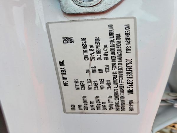 2020 TESLA MODEL 3
