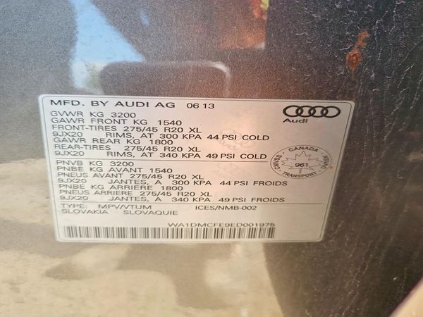 2014 AUDI Q7 S Line Prestige