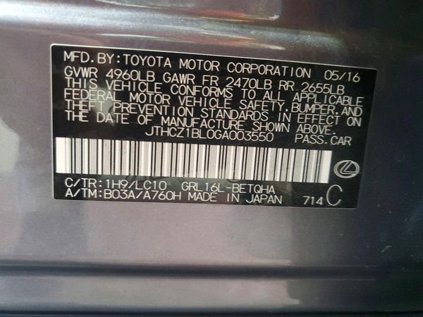 2016 LEXUS GS