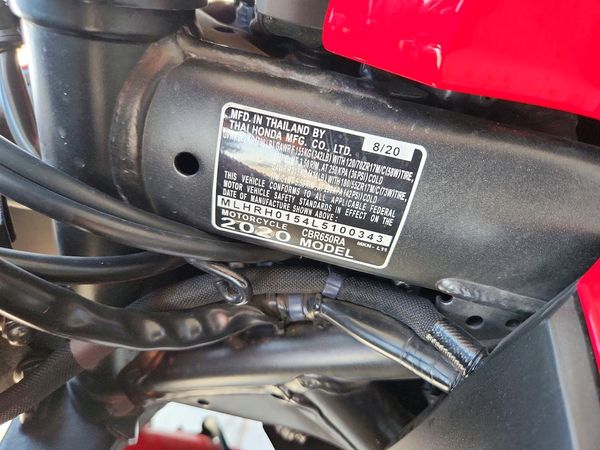 2020 HONDA CBR CYCLE