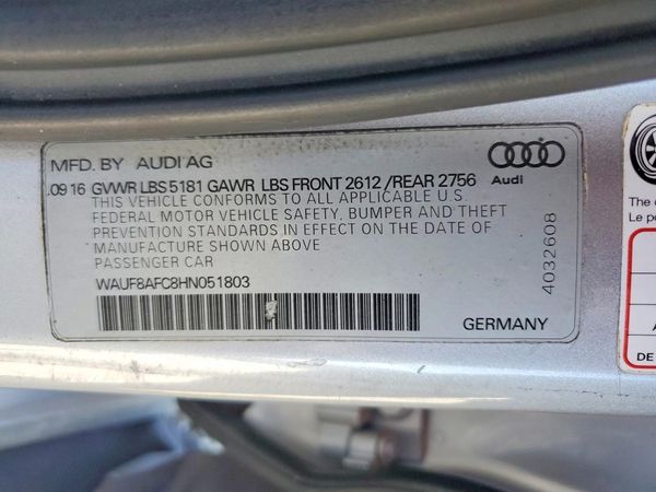 2017 AUDI A6 quattro Premium