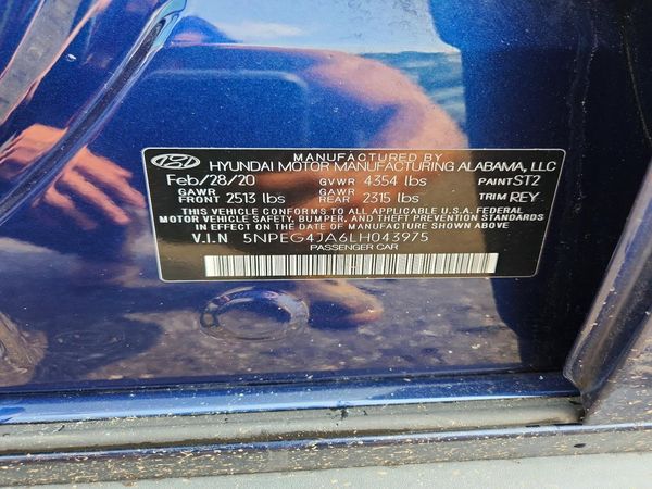2020 HYUNDAI SONATA