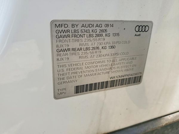 2015 AUDI Q5