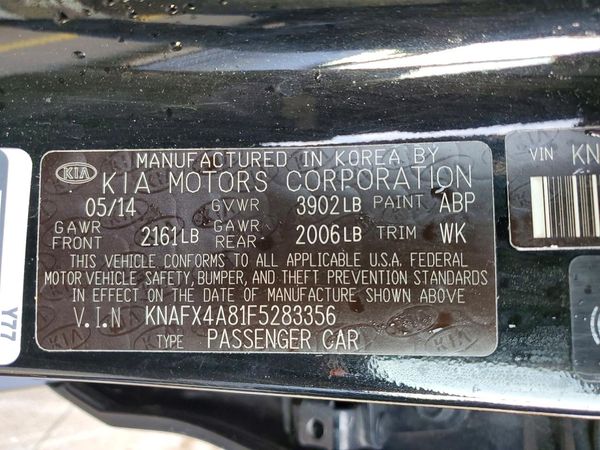 2015 KIA FORTE