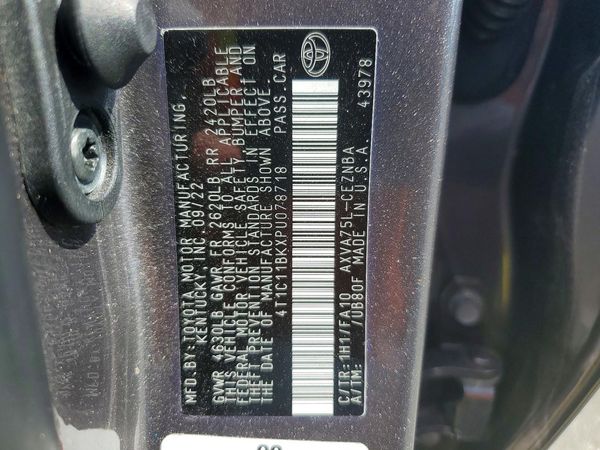 2023 TOYOTA CAMRY