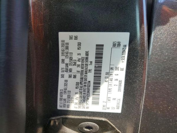 2019 FORD F150