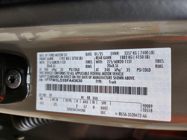 2025 FORD F150 XLT